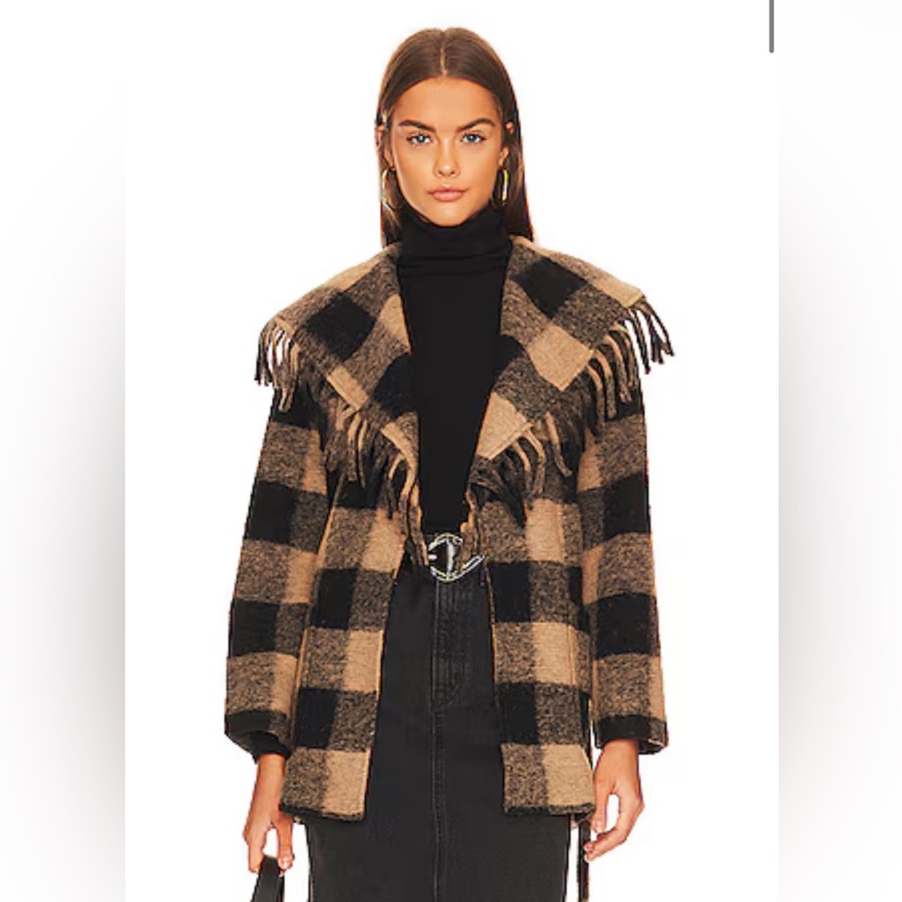 Henriette Plaid Coat